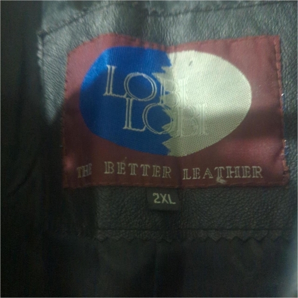 Vintage 70s Black Leather Button-Front Jacket By LobiLobi - Picture 4 of 6